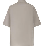 Camicia in cotone con stampa logo 869793 TRM282967 BALENCIAGA 