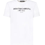 T-shirt con stampa Flock G8RN8T G7O9YW0800 DOLCE & GABBANA 