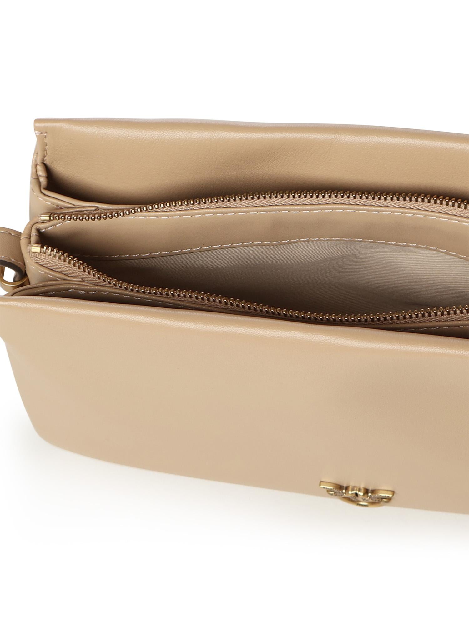 Borsa a tracolla Mini One, Two, Three Bag in pelle 105883 A0QOC94Q PINKO 