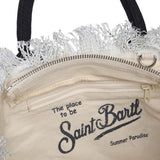 Borsa Colette in canvas con frange COL0001 02587L MC2 SAINT BARTH 