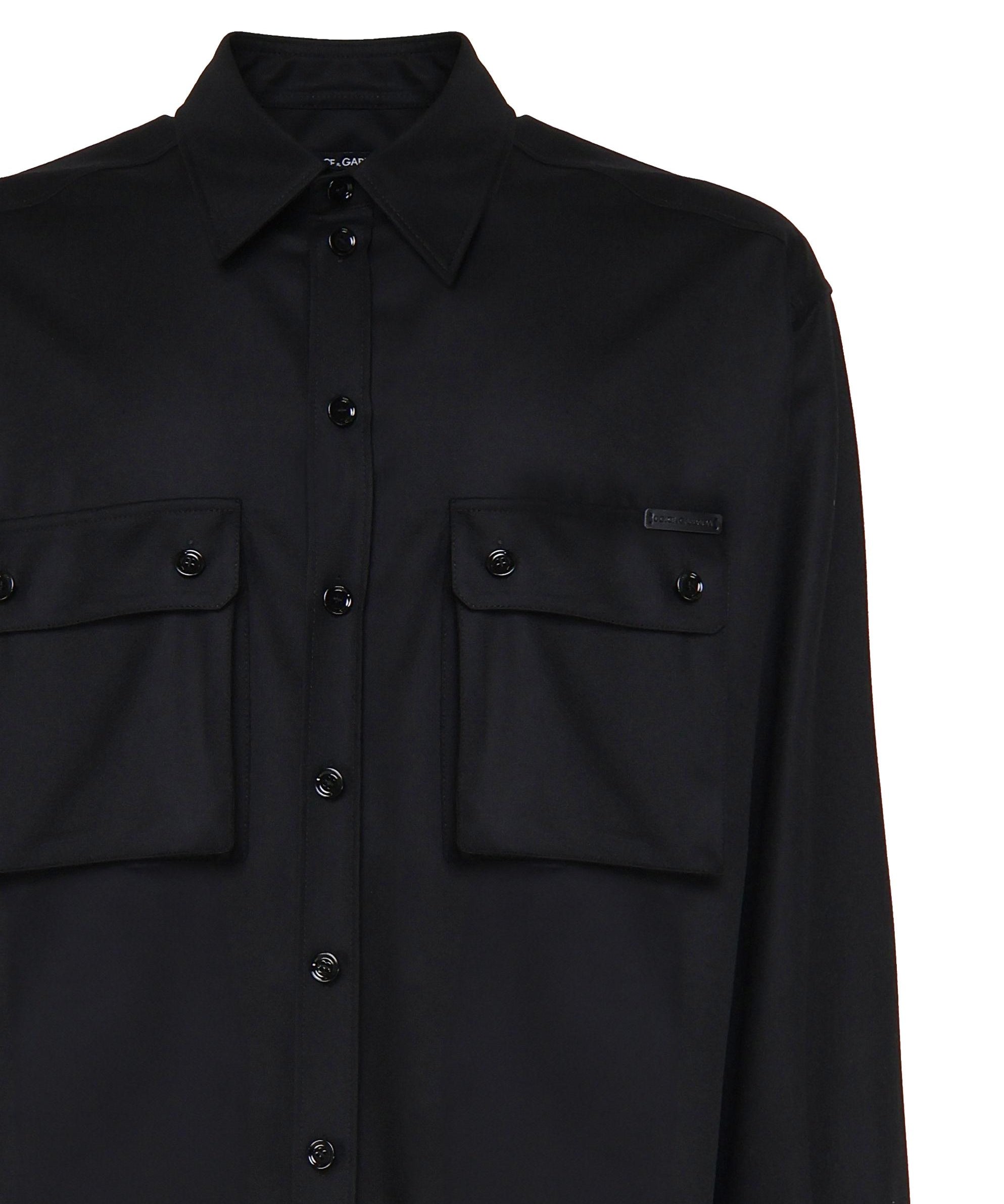 Camicia in lana vergine G5MD1T FU21QN0000 DOLCE & GABBANA 