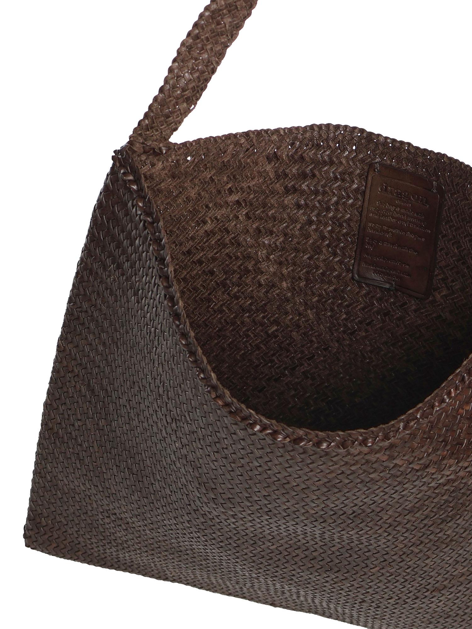 Borsa Ars Tote in pelle 8848 DK BROWN DRAGON DIFFUSION 