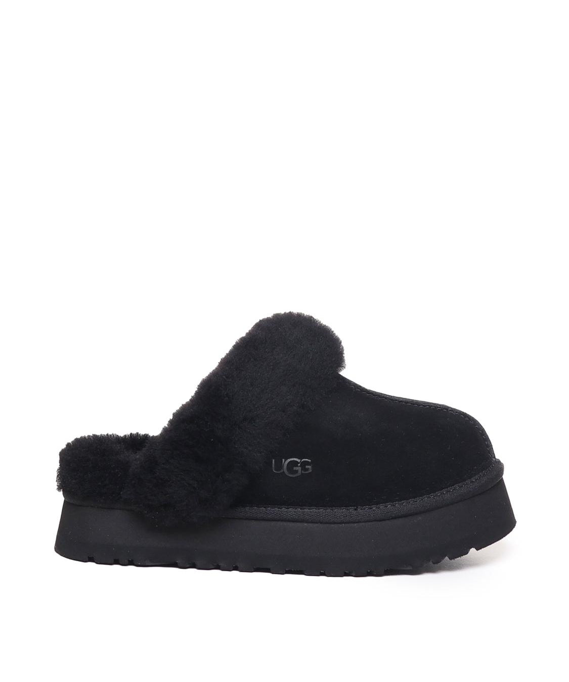 Sabot Disquette in suede e shearling 1122550 W DISQUETTEBLK UGG 