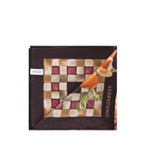 Foulard in seta con stampa 310207 785303002 FERRAGAMO 