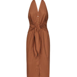 Abito camicia con fiocco 5GGK43 7315AA14B MARCIANO BY GUESS 