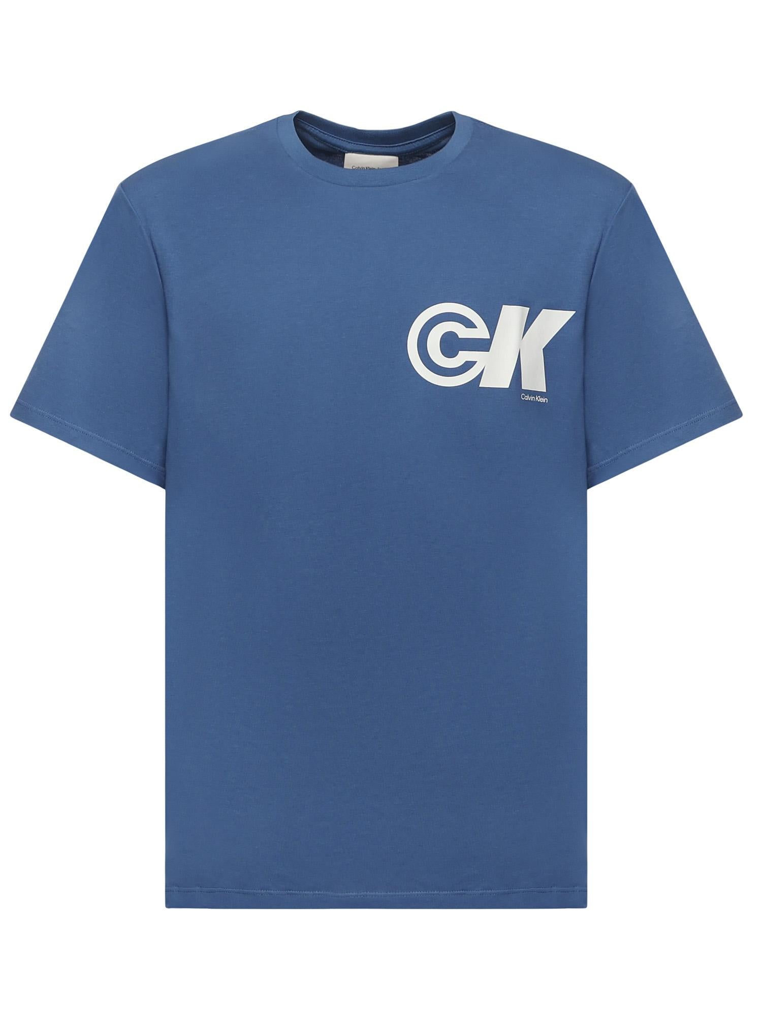 T-shirt con stampa logo LV04RC835G WRB CALVIN KLEIN 