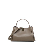 Borsa Gyoza mini in pelle GYOZA MINI PEBBLE GRAIN LEATHER TAUPE YUZEFI 