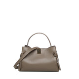 Borsa Gyoza mini in pelle GYOZA MINI PEBBLE GRAIN LEATHER TAUPE YUZEFI 