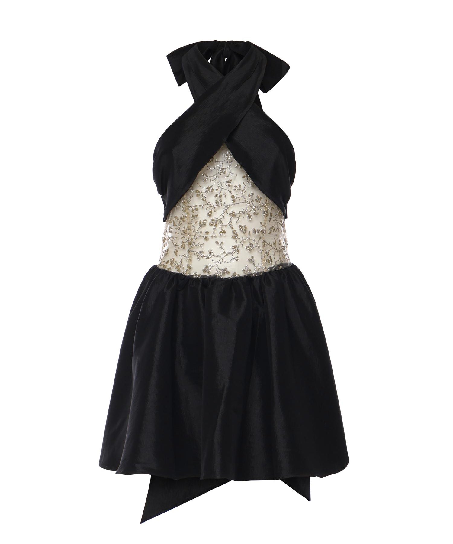 Mini abito Shimmering Petals CD4054 BLACK FOR LOVE & LEMONS 