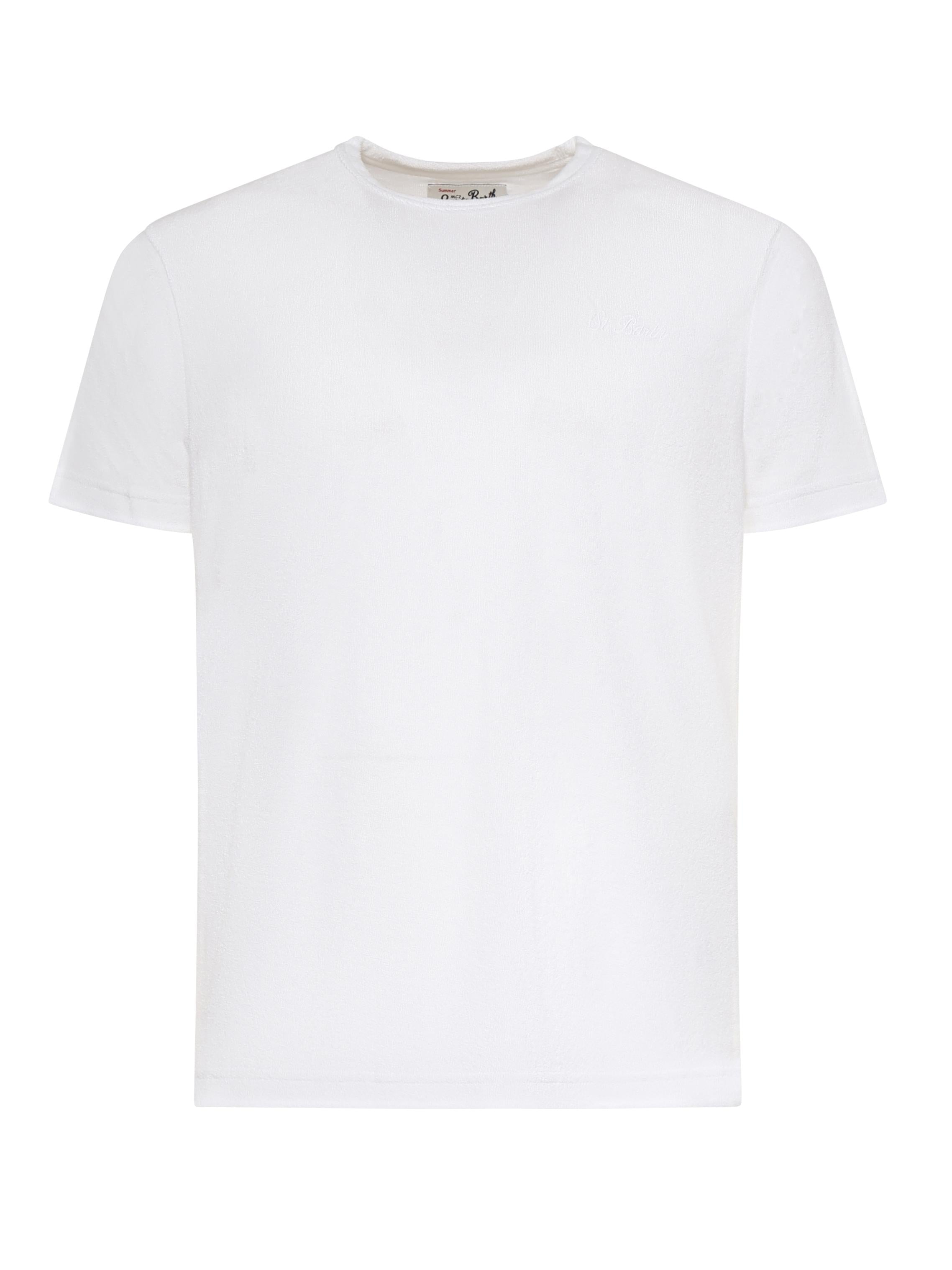 T-shirt in cotone con logo GAR0002 01163L MC2 SAINT BARTH 