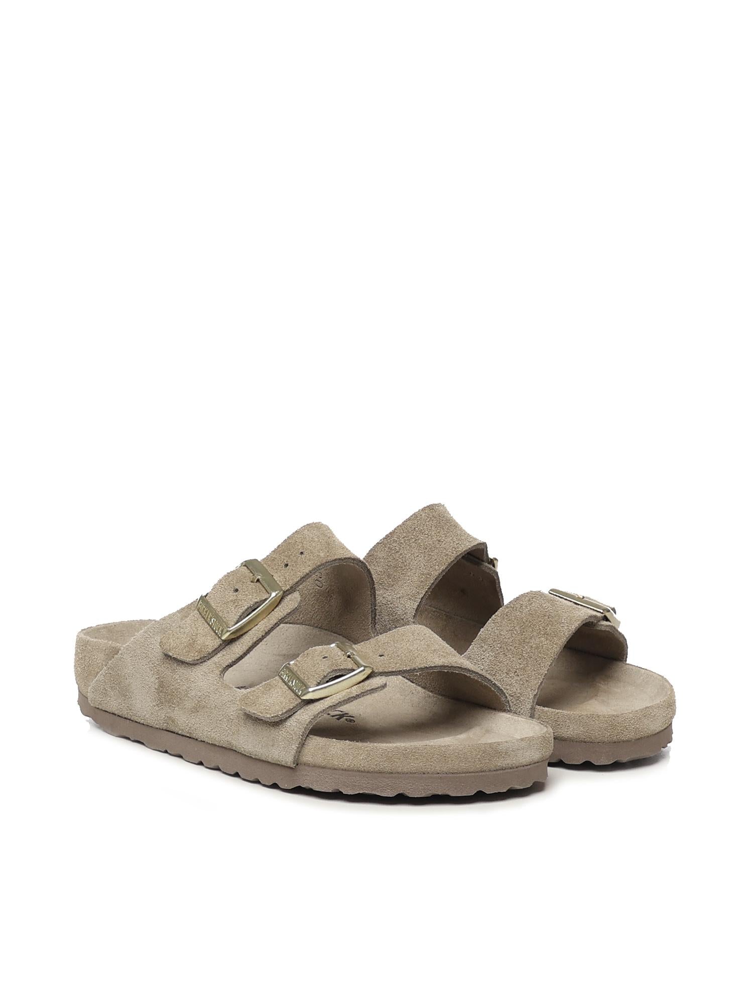 Sandali Arizona in pelle scamosciata<BR/> 1018443  BIRKENSTOCK 