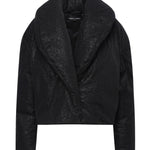 Giacca effetto pelle martellata AUW4PUFF BLACK ALBERTO AUDENINO 