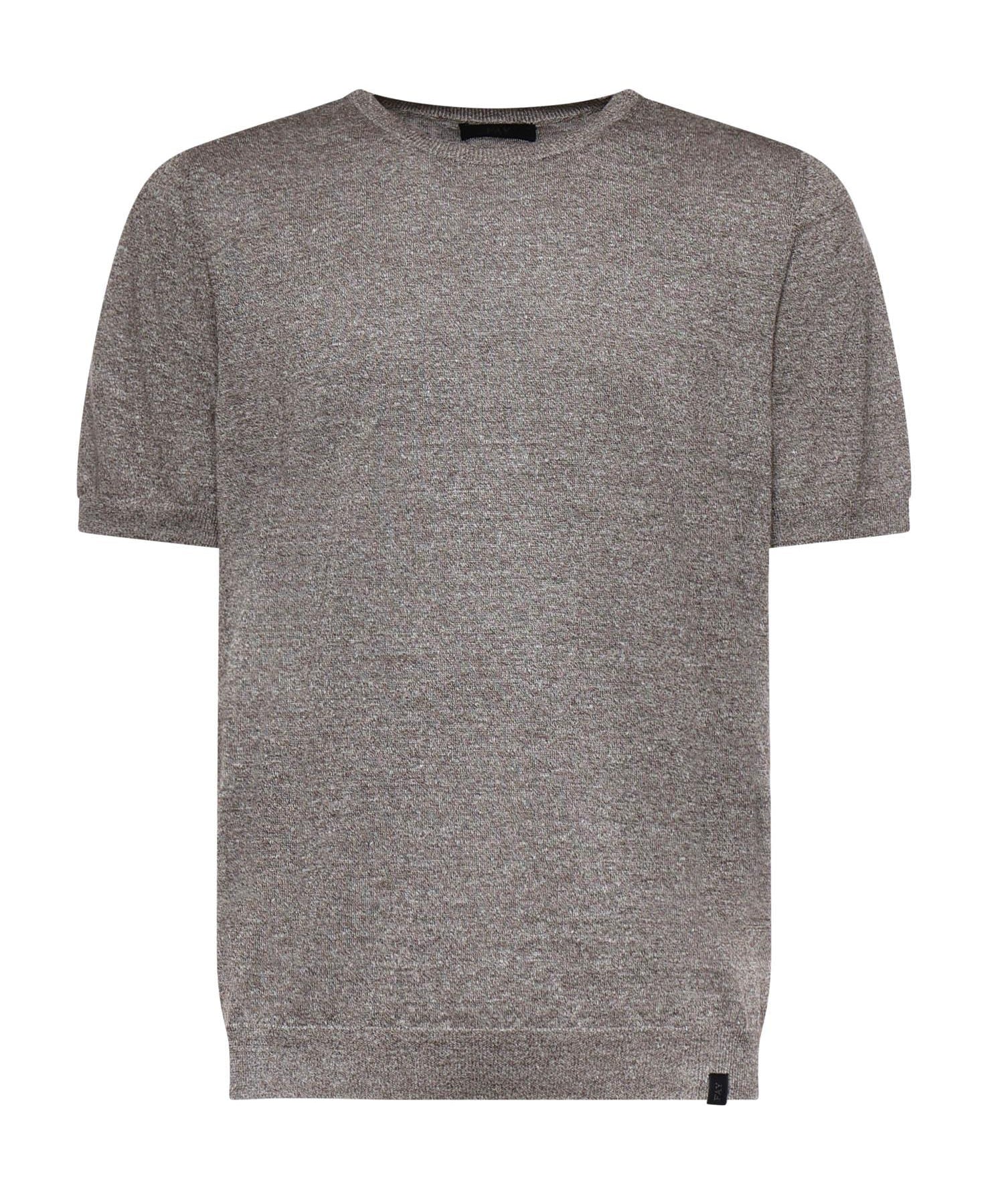 T-shirt in lino e cotone NMMC1522420WYK S602 FAY 