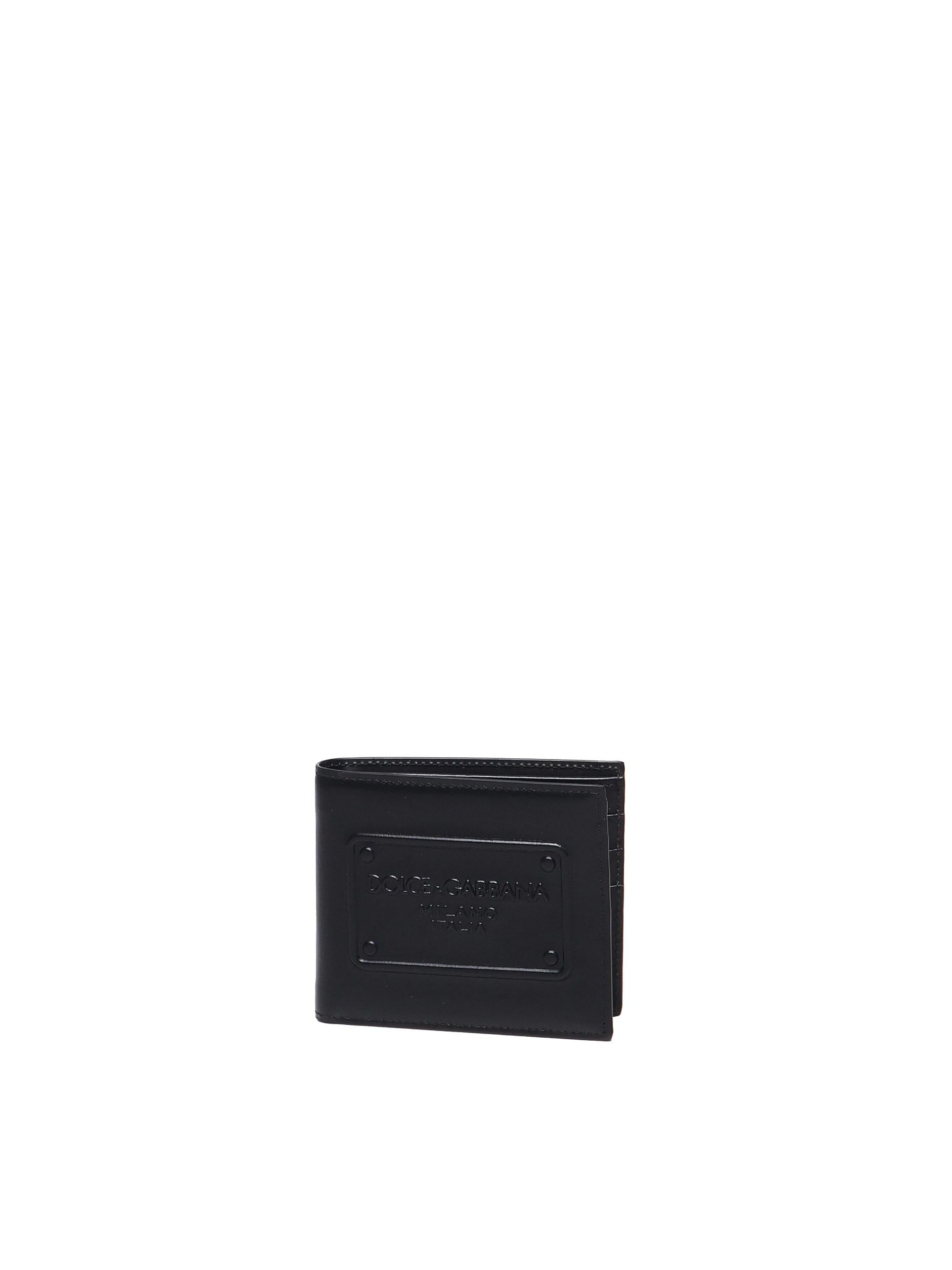 Portafogli bifold in pelle di vitello BP1321 AG21880999 DOLCE & GABBANA 