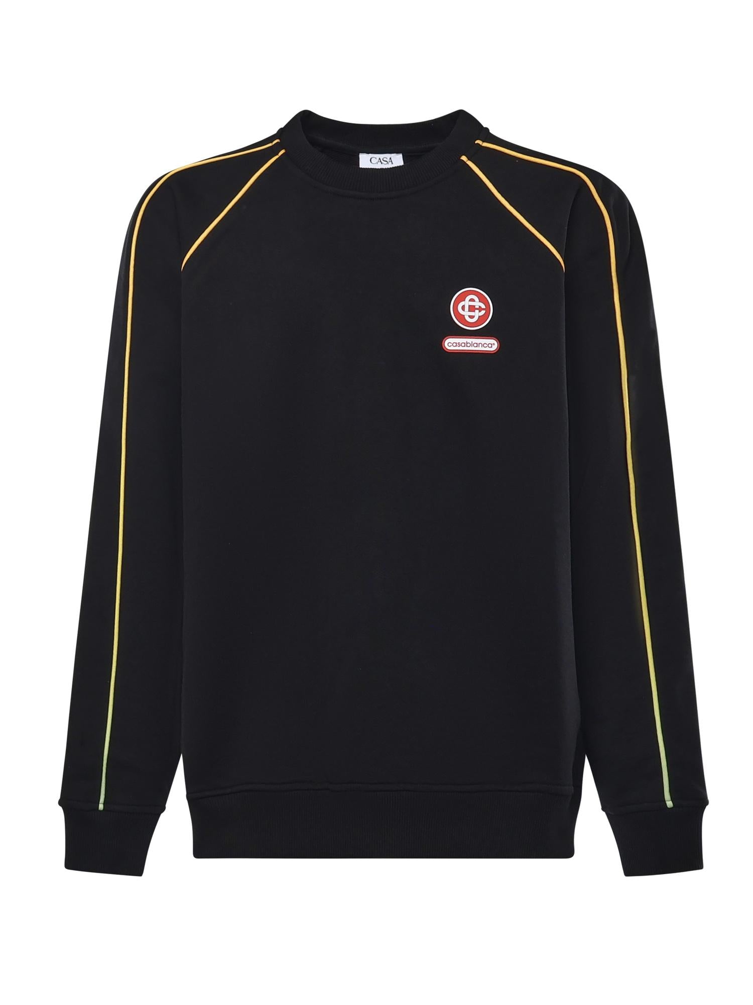 Felpa in cotone con logo MAW25JTP437 01 CASABLANCA 