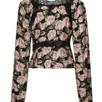 Camicetta Clarisse CT2227 BLACK FOR LOVE & LEMONS 