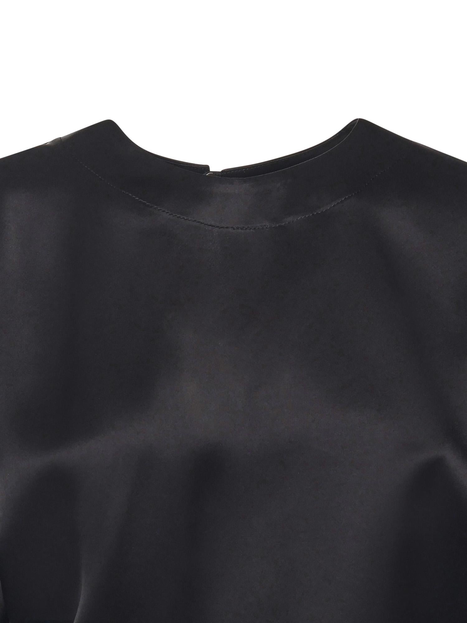 Abito in raso lucido con piume 105738 A2UUZ99 PINKO 