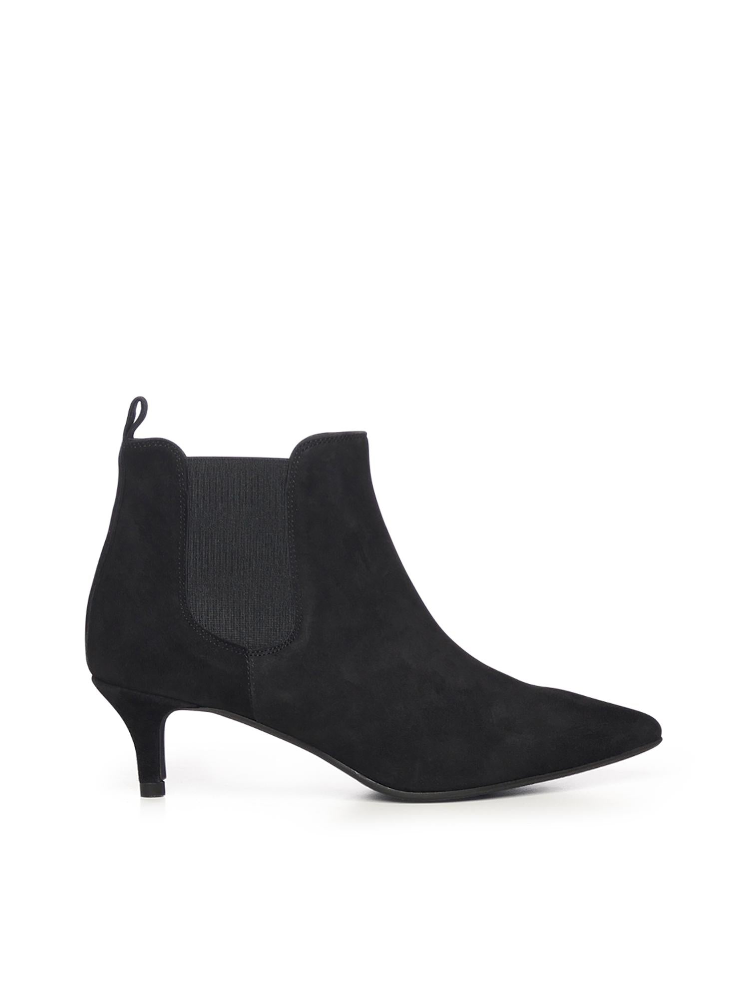 Stivaletti Deva Beat in pelle scamosciata A56099 NERO CARMENS 