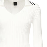 Maglia stile polo con logo<BR/> 105418 A2PSZ10 PINKO 