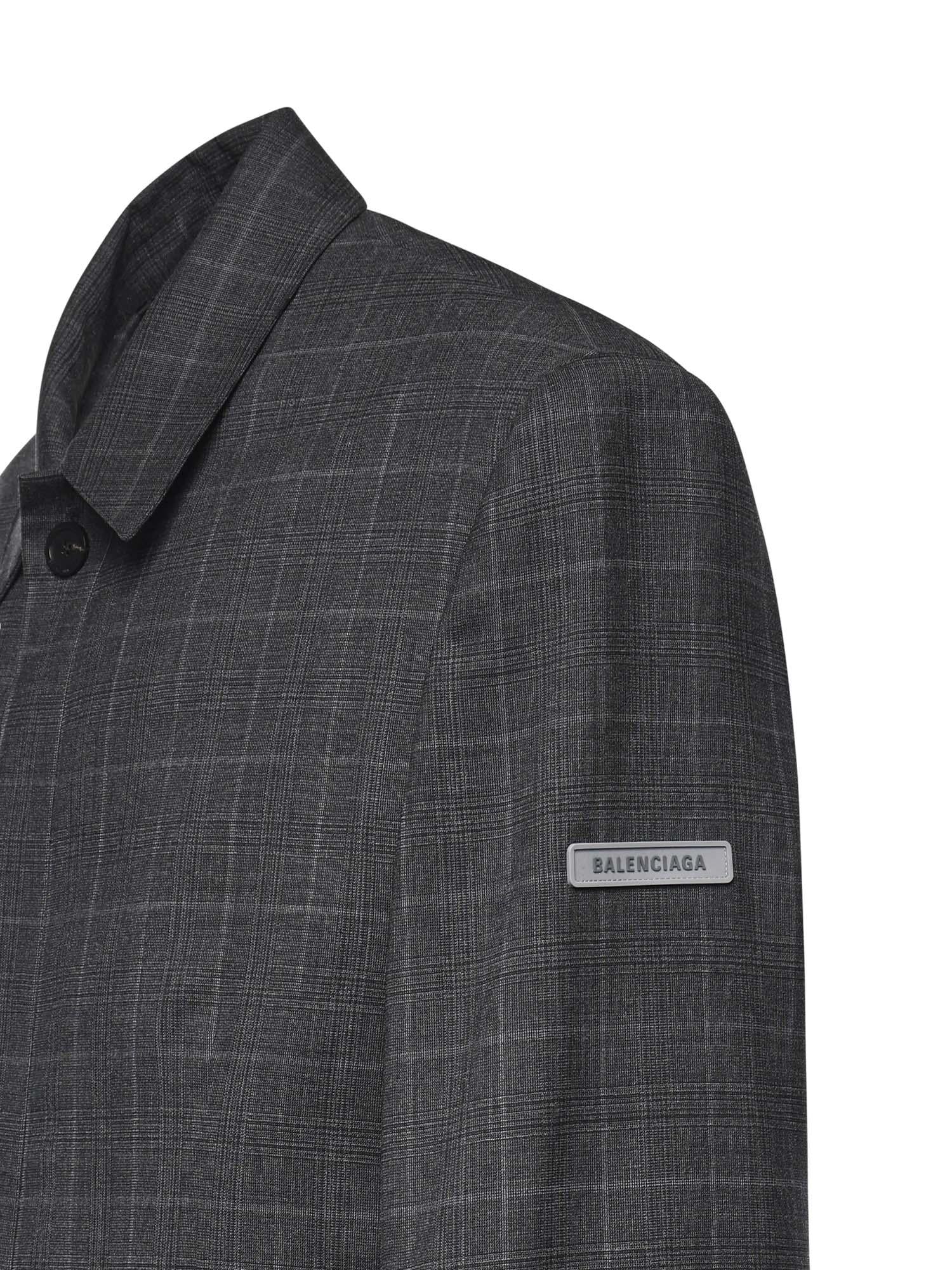 Giacca check in lana 866521 TQT081441 BALENCIAGA 