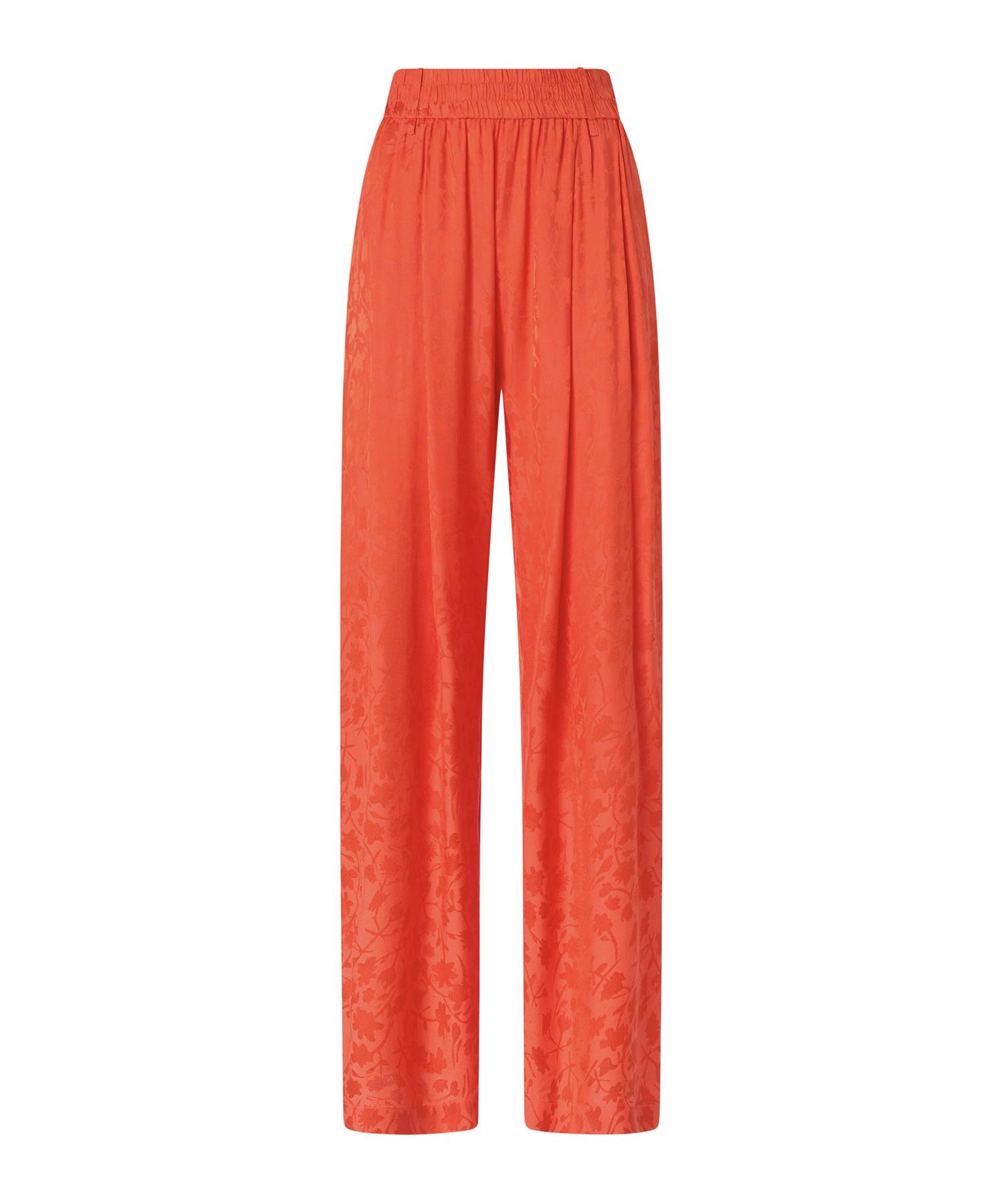 Pantaloni in jacquard floreale 106802 A3ANA99 PINKO 