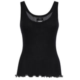 Top a costine con logo 106323 A343Z99 PINKO 