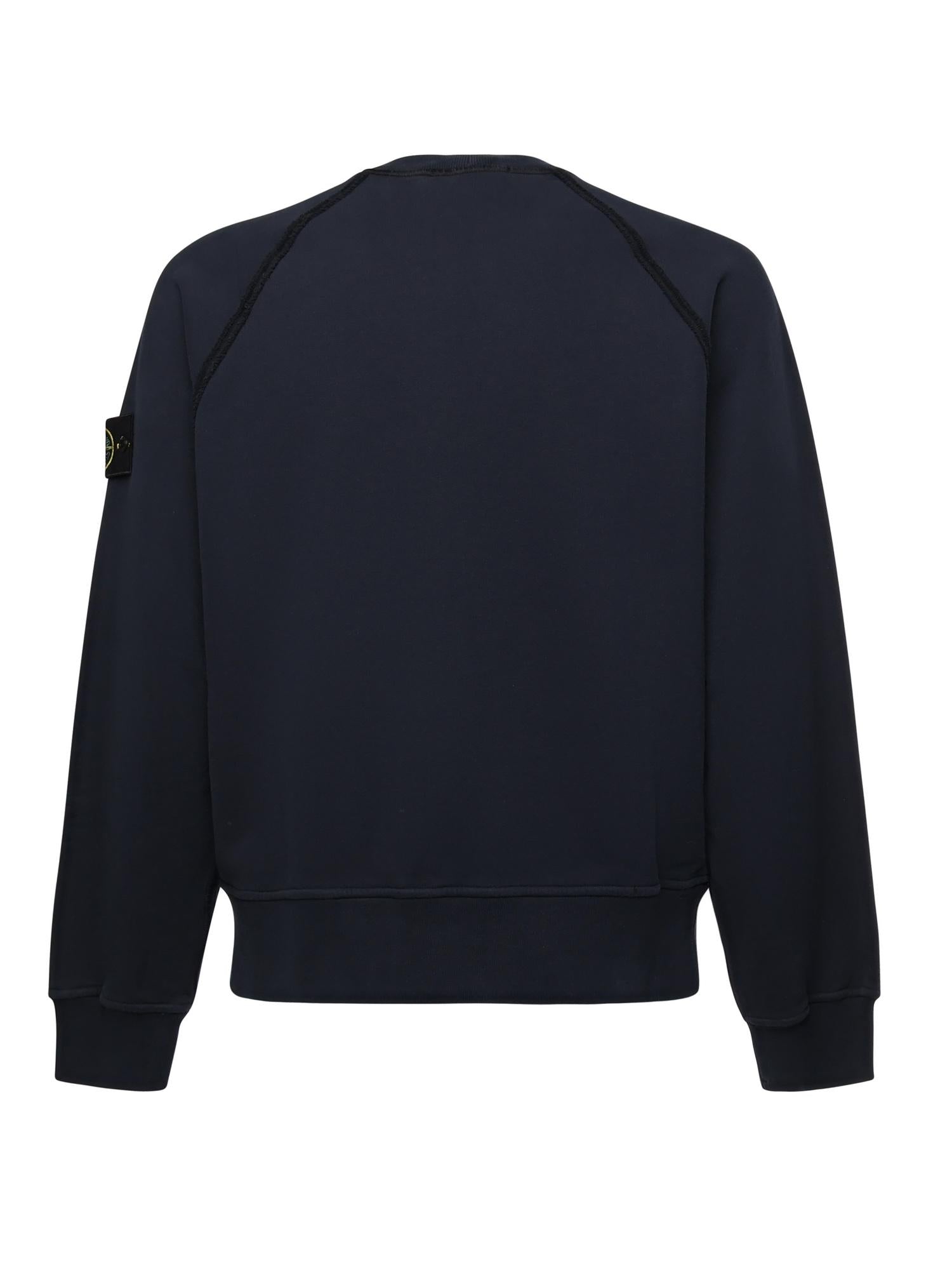 Felpa in cotone biologico con logo K2S156100022 S0A20V0020 STONE ISLAND 