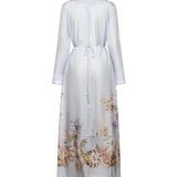Maxi abito Coco in seta 4580DSS254 PWBLMLFL ZIMMERMANN 