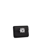 Pochette mini Efflorescence in raso RBWANVD0100RS0 B999 ROGER VIVIER 