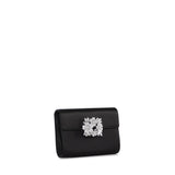 Pochette mini Efflorescence in raso RBWANVD0100RS0 B999 ROGER VIVIER 
