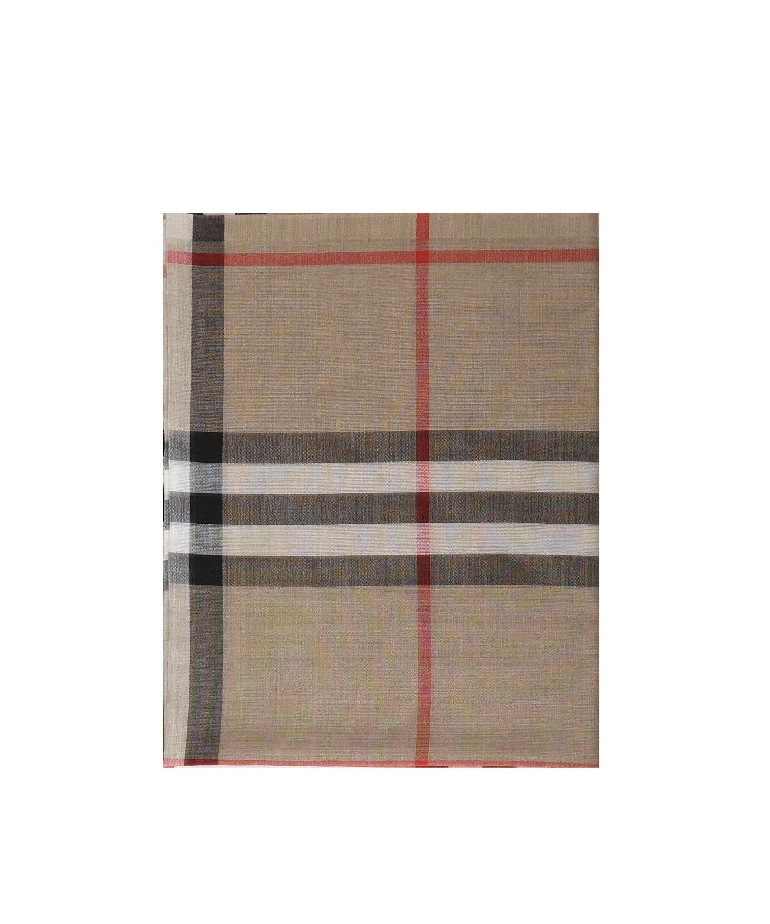 Sciarpa in lana e seta Check 8078779 A7026 BURBERRY 