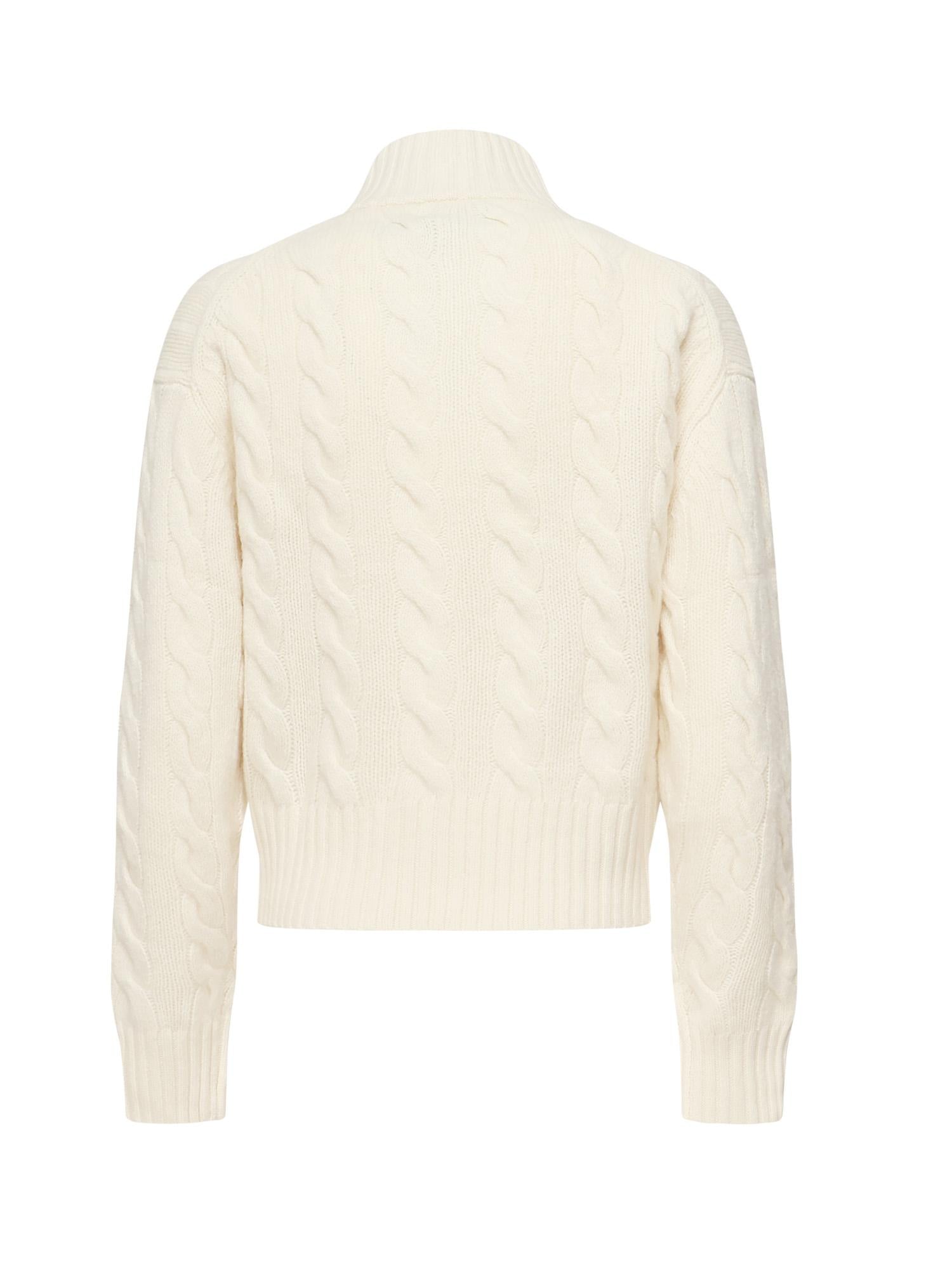 Maglione in lana e cashmere con logo 211972130 003 POLO RALPH LAUREN 