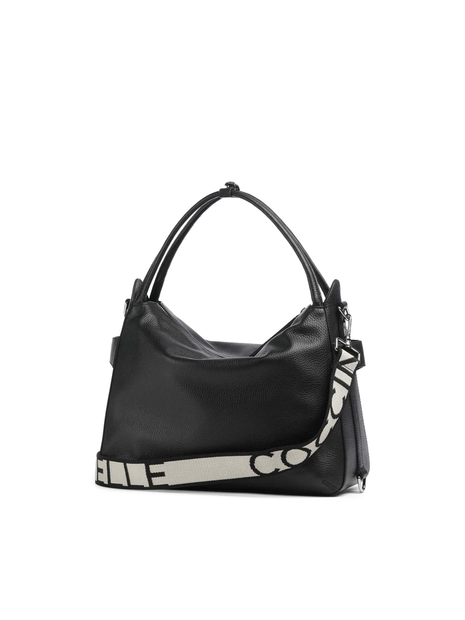 Borsa in pelle con logo E1U6C180101 001 COCCINELLE 