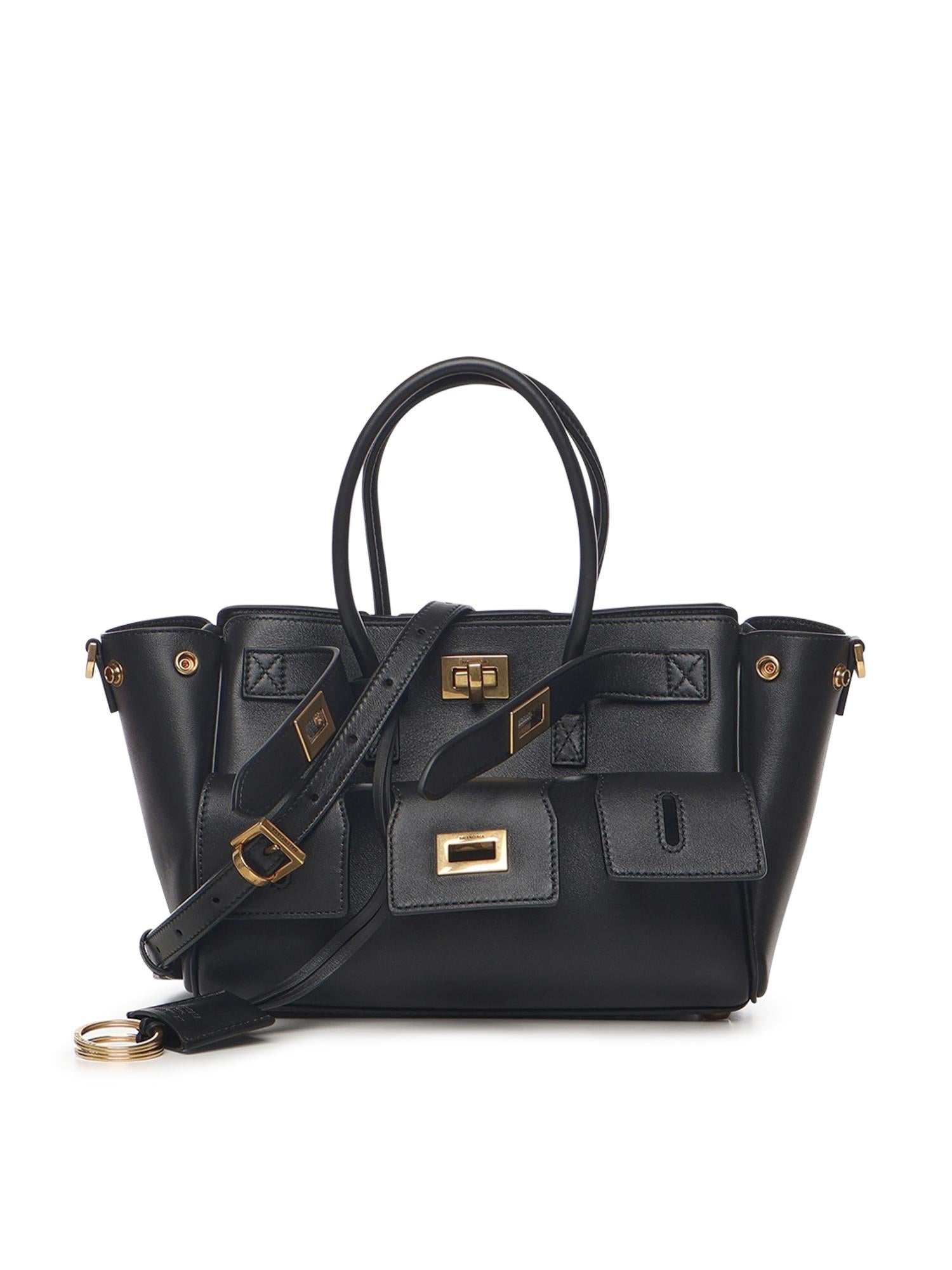 Borsa Carry All Bel Air mini in pelle 835732 2ABAV1000 BALENCIAGA 