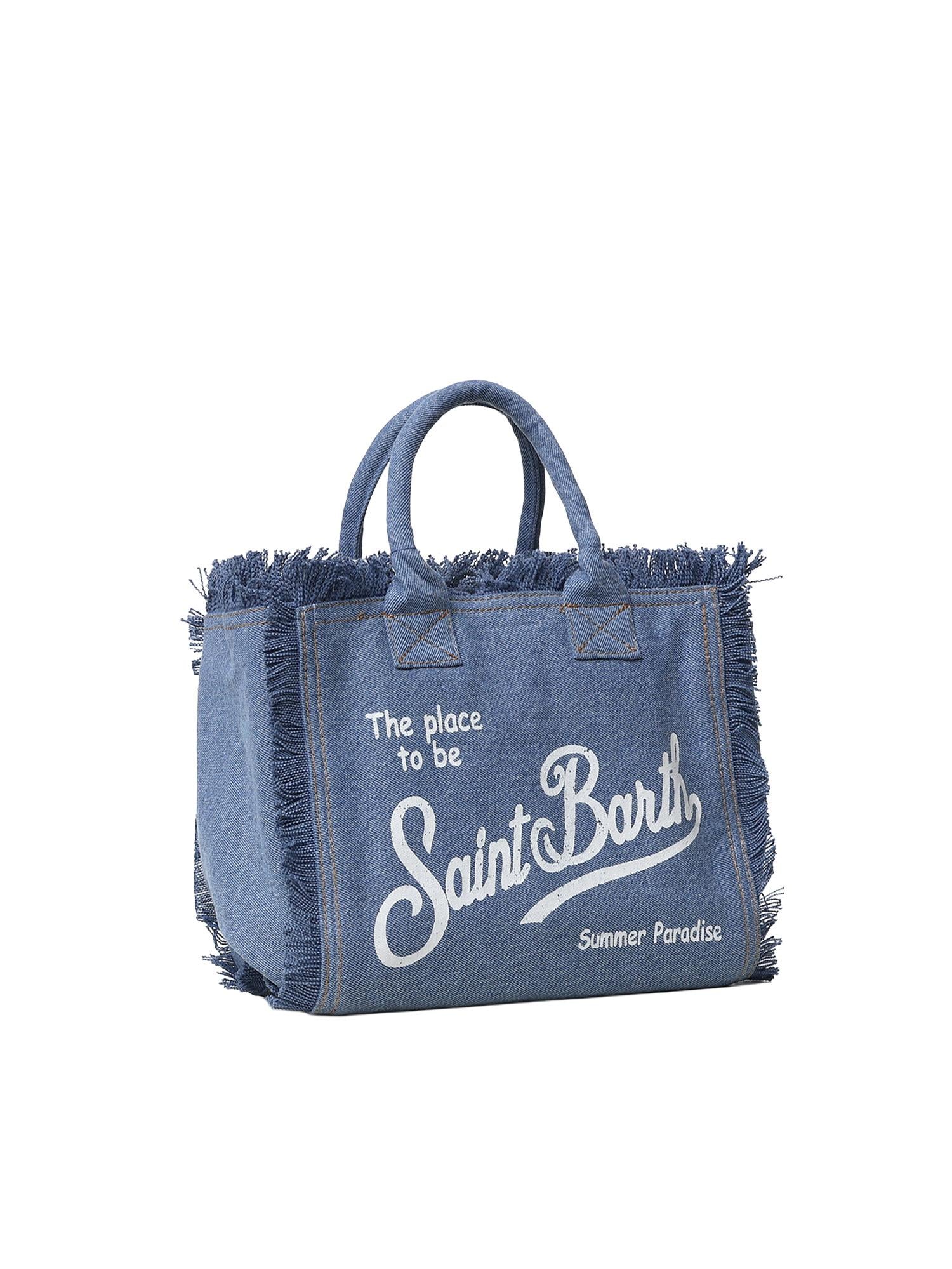 Borsa Colette in denim COL0001 00009L MC2 SAINT BARTH 