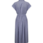 Abito midi in popeline con logo MF6446 195DF098Z MIU MIU 