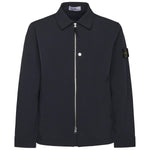 Shacket con zip e logo K2S15Q100003 S0B22V0020 STONE ISLAND 