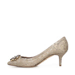 Décolleté Rainbow in pizzo con broche CD0066 AL19880703 DOLCE & GABBANA 