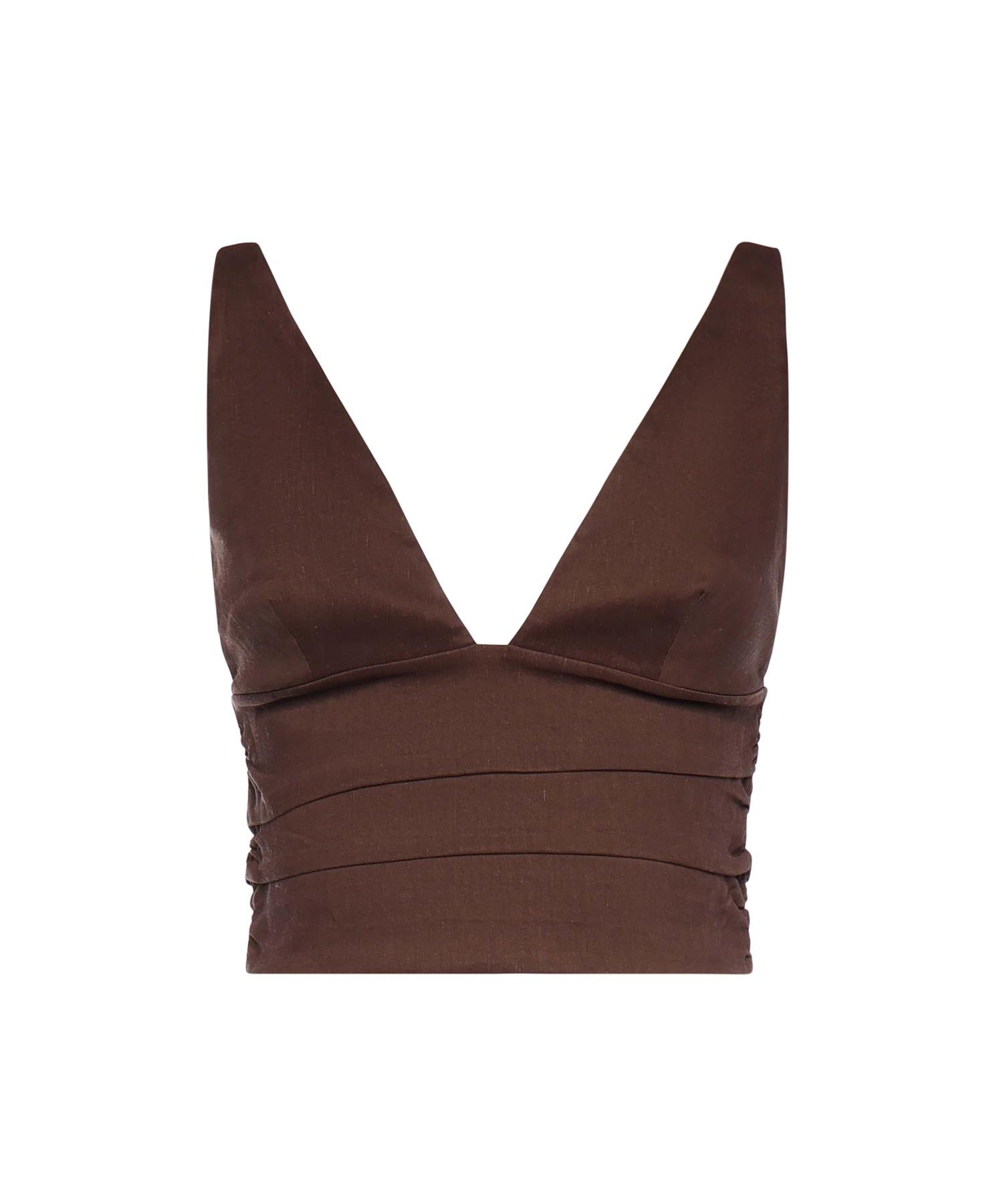 Top Rubye in lino 106567 A34IL78 PINKO 