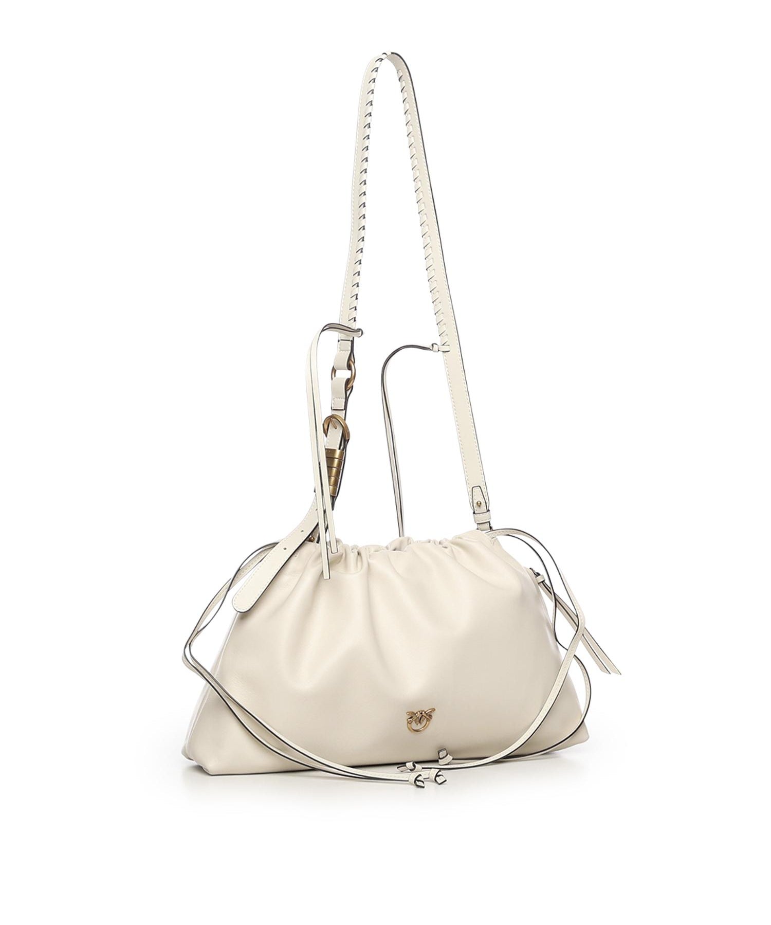 Borsa Clutch a spalla grande in pelle<BR/> 105825 A0QOZ14Q PINKO 