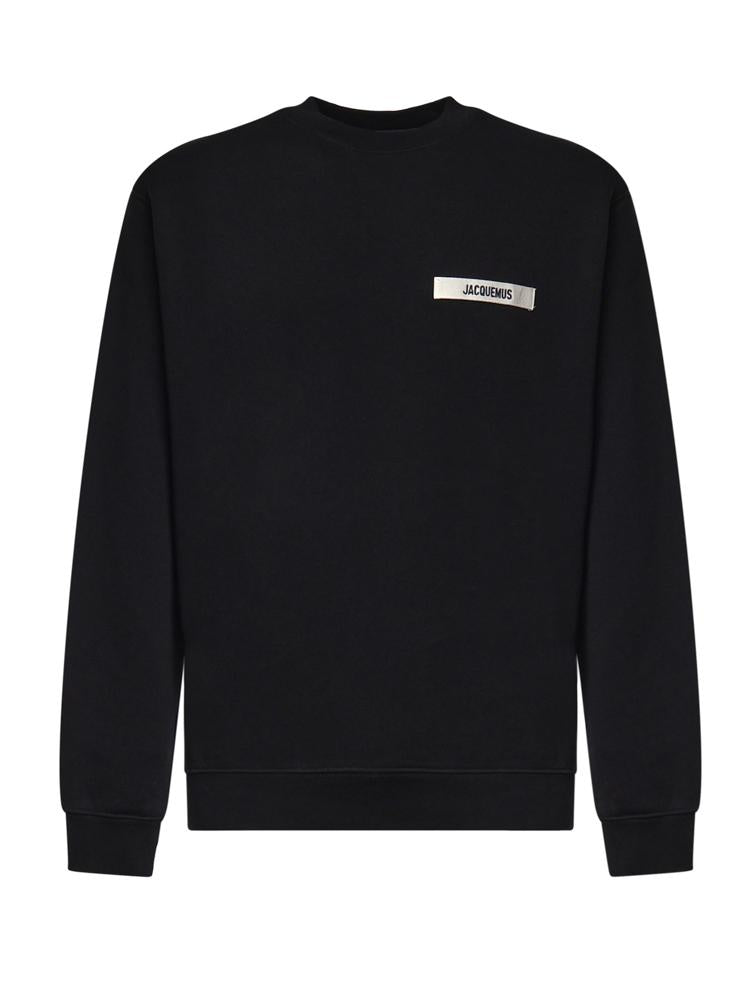 Felpa con logo in gros-grain SSM00206AJ00126 990 JACQUEMUS 