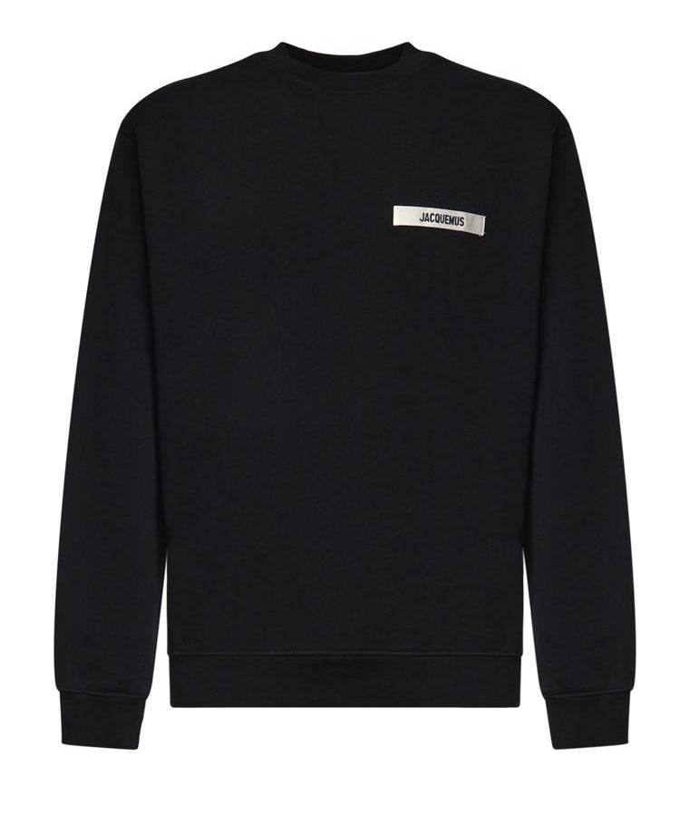 Felpa con logo in gros-grain SSM00206AJ00126 990 JACQUEMUS 
