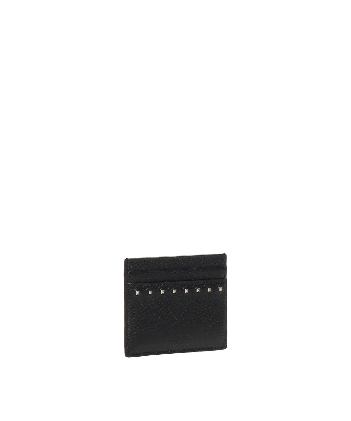 Portacarte Rockstud in vitello 6Y2P0V18 PDX0NO VALENTINO GARAVANI 