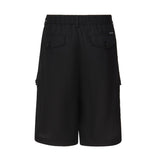 Bermuda cargo in lino con placca GV5TAT GH253N0000 DOLCE & GABBANA 