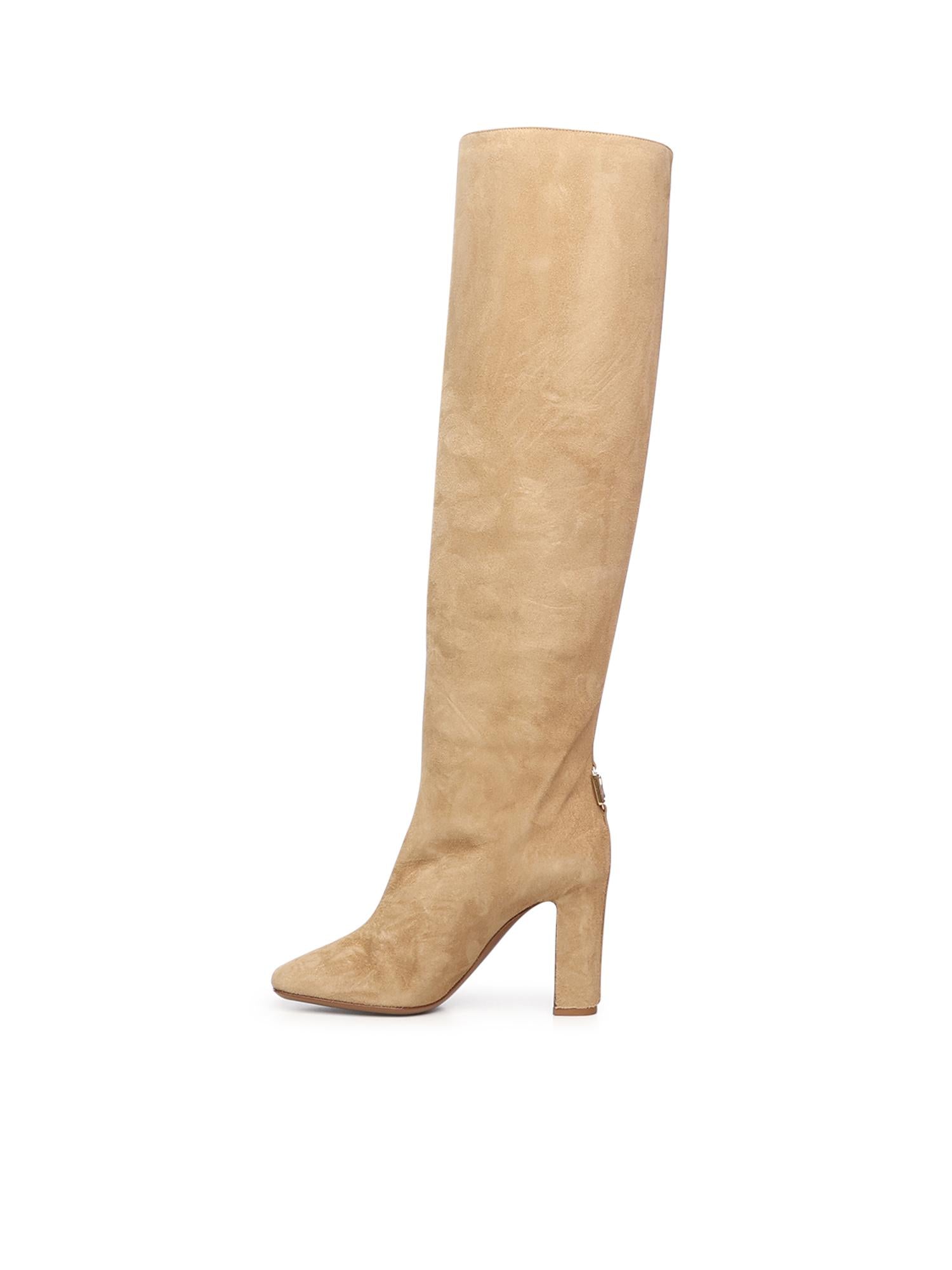Stivale in suede CU1218 A12758H013 DOLCE & GABBANA 