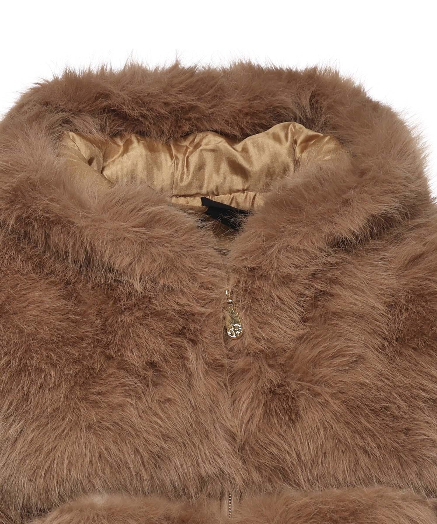Pelliccia penny con cappuccio 73C19EX02 PENNYNATURALE V° 73 