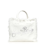 Borsa Vanity in canvas con logo in strass VANI001 02571L MC2 SAINT BARTH 
