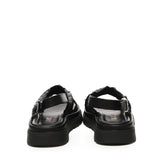 Sandalo flat Thea Tress A55379 NERO CARMENS 