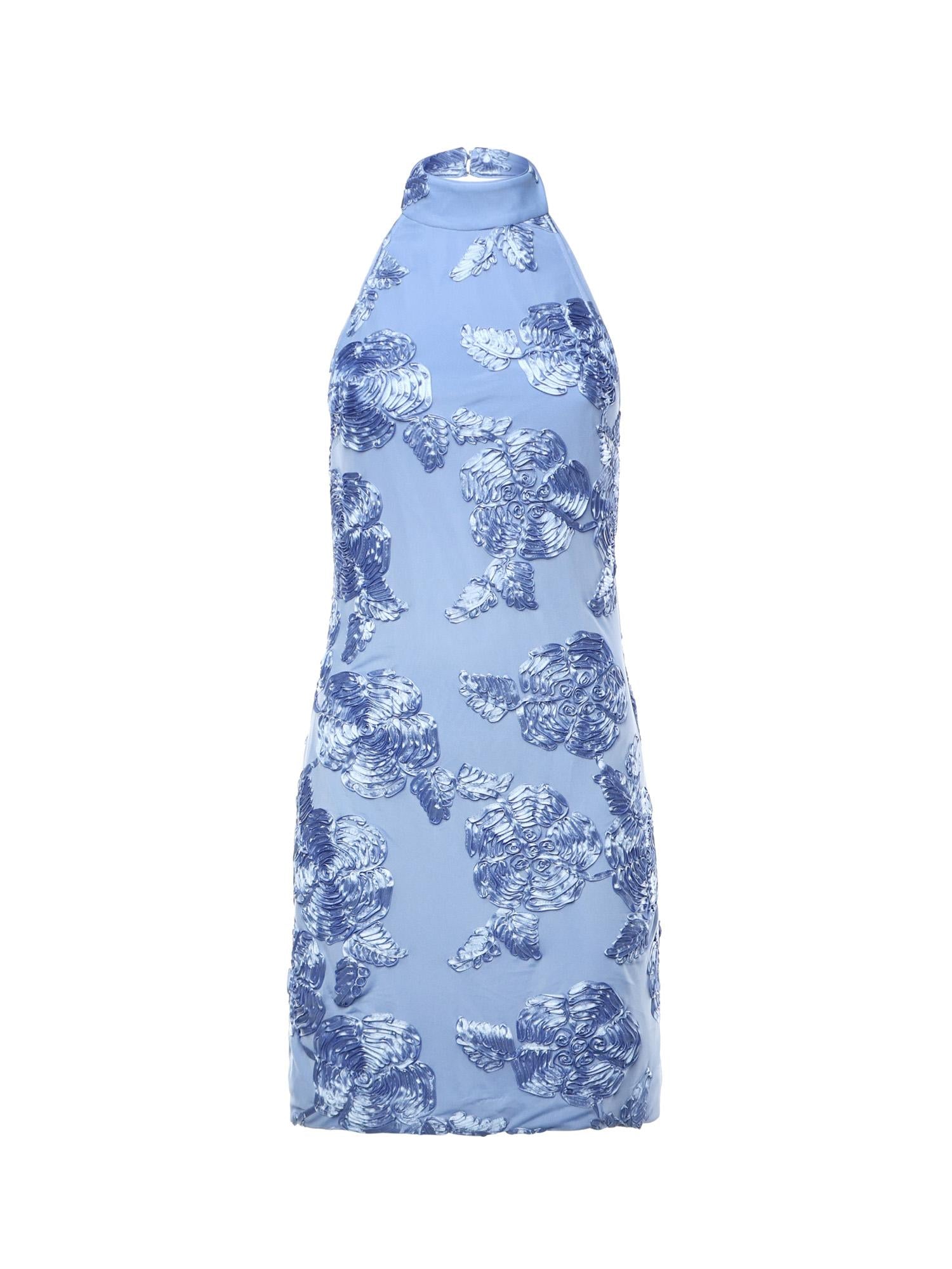 Mini abito ricamato a fiori 116011 1321 ROTATE 