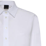 Camicia boxy in popeline 106248 A32LZ04 PINKO 
